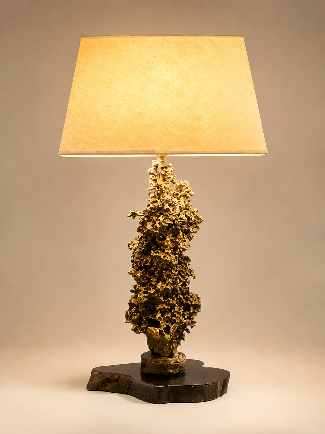 Lampe Calcite — vue de face
