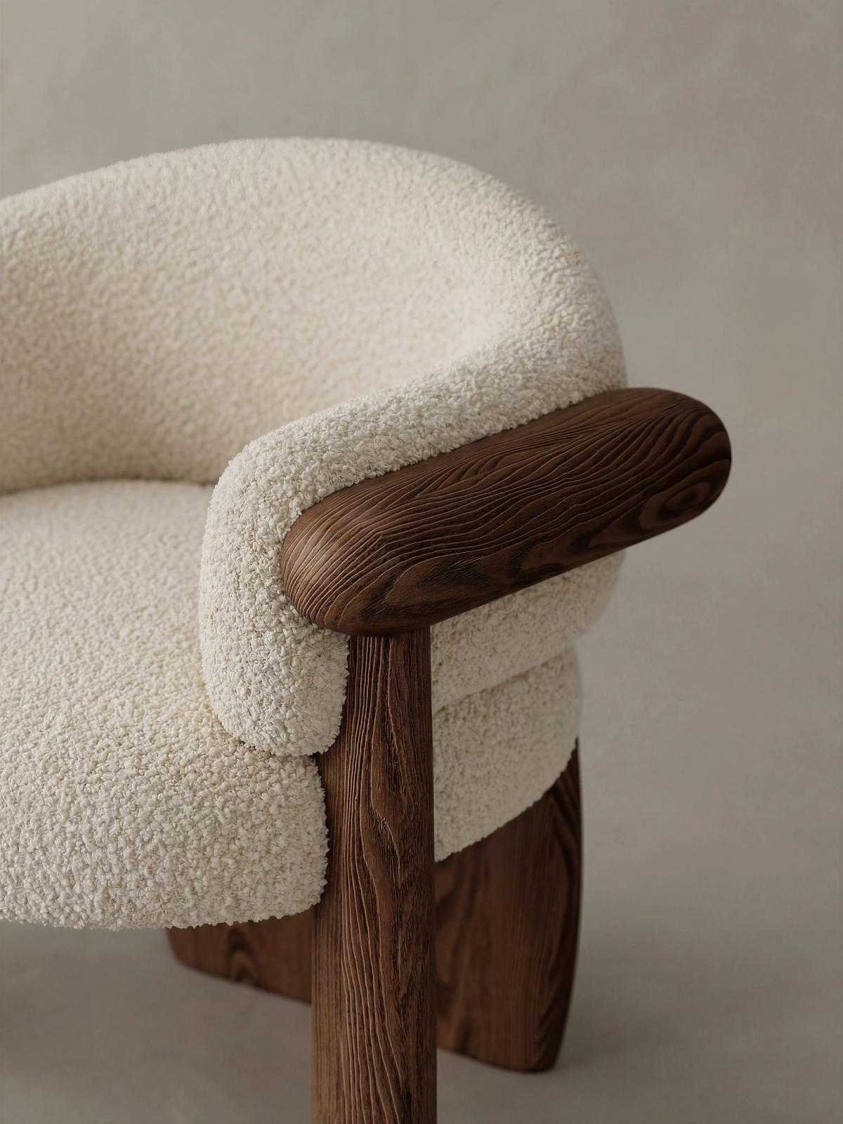Abri — fauteuil club KONTRAST, vue 1