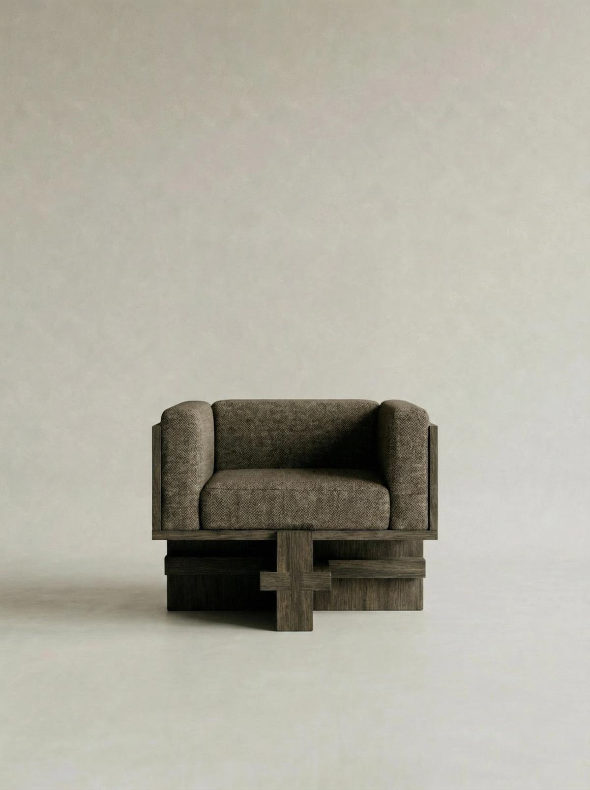 Ancrage — fauteuil club KONTRAST, vue 1