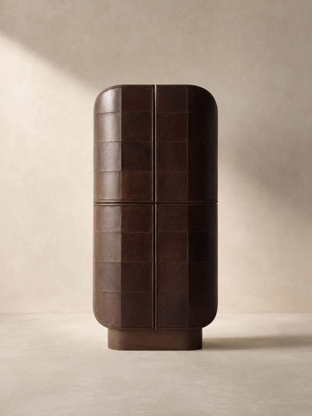 Courbe — meuble de rangement en bois, vue principale