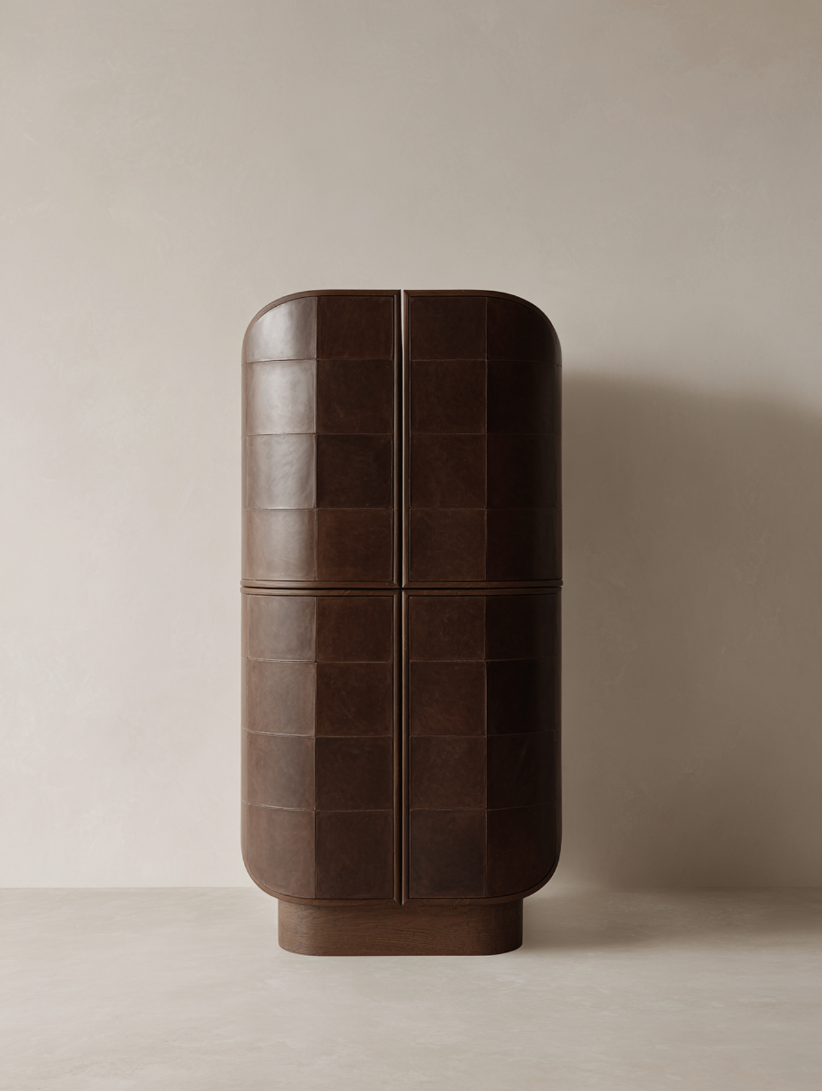 Courbe — meuble de rangement en bois, vue principale