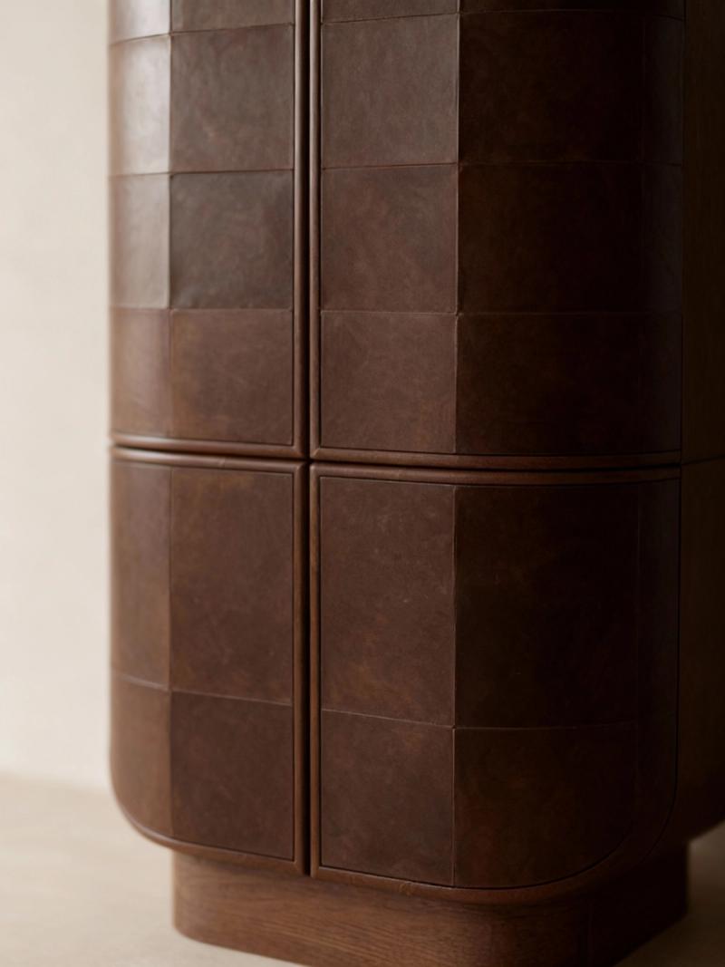 Courbe — meuble de rangement en bois, vue principale