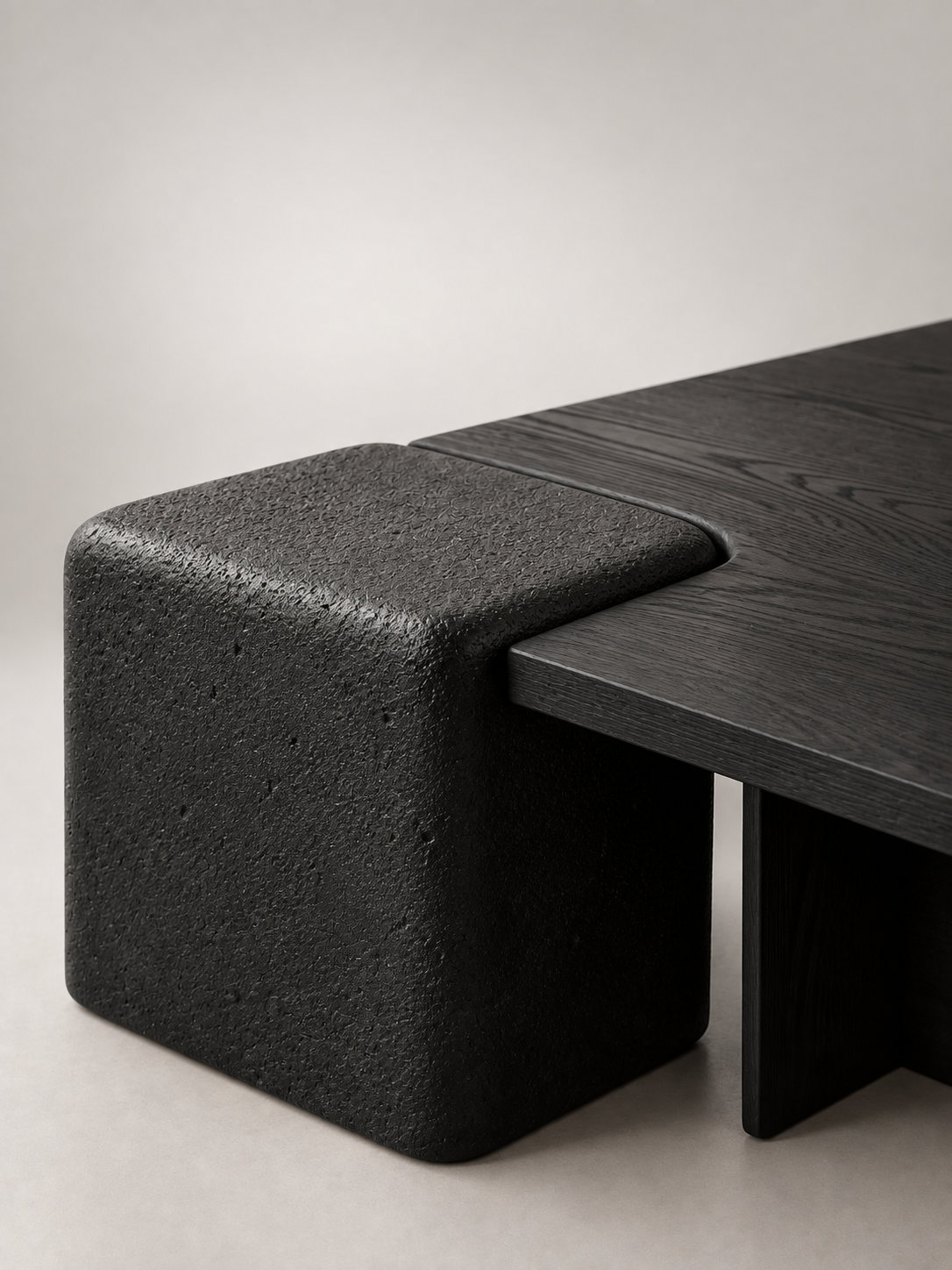 Jetée — détail matière — studio KONTRAST