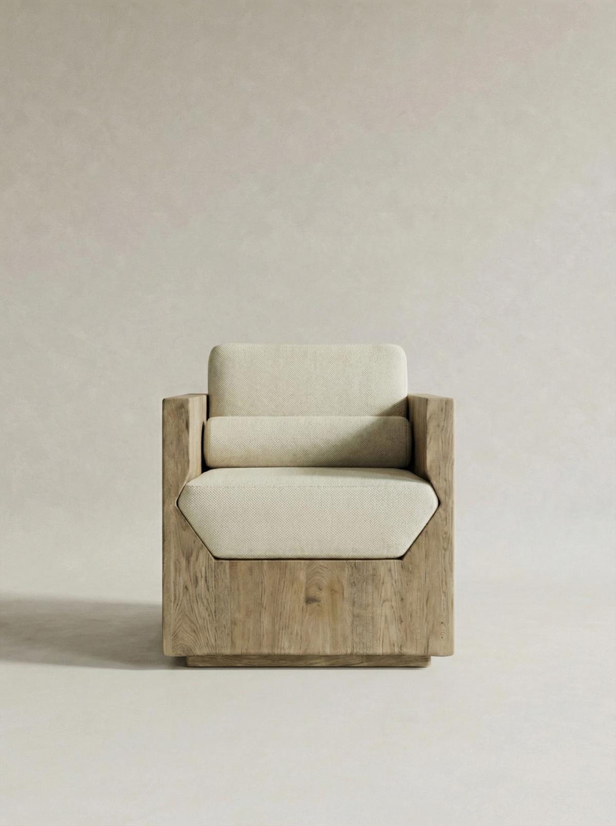 Lande — fauteuil club KONTRAST, vue 1