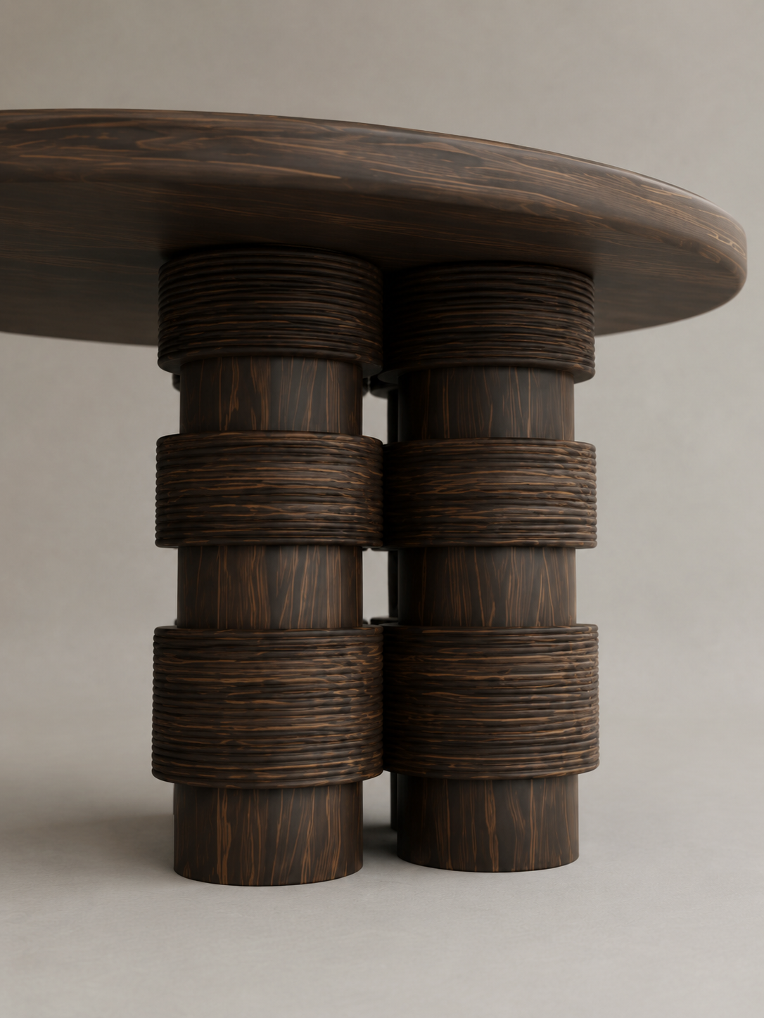 Mandala — table à manger KONTRAST, vue entière