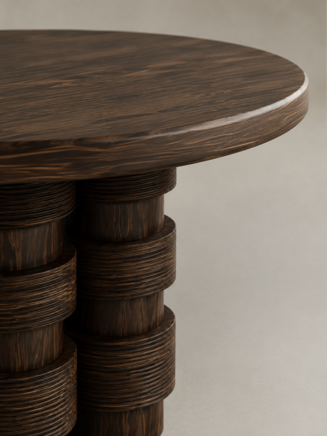 Mandala — table à manger KONTRAST, vue entière