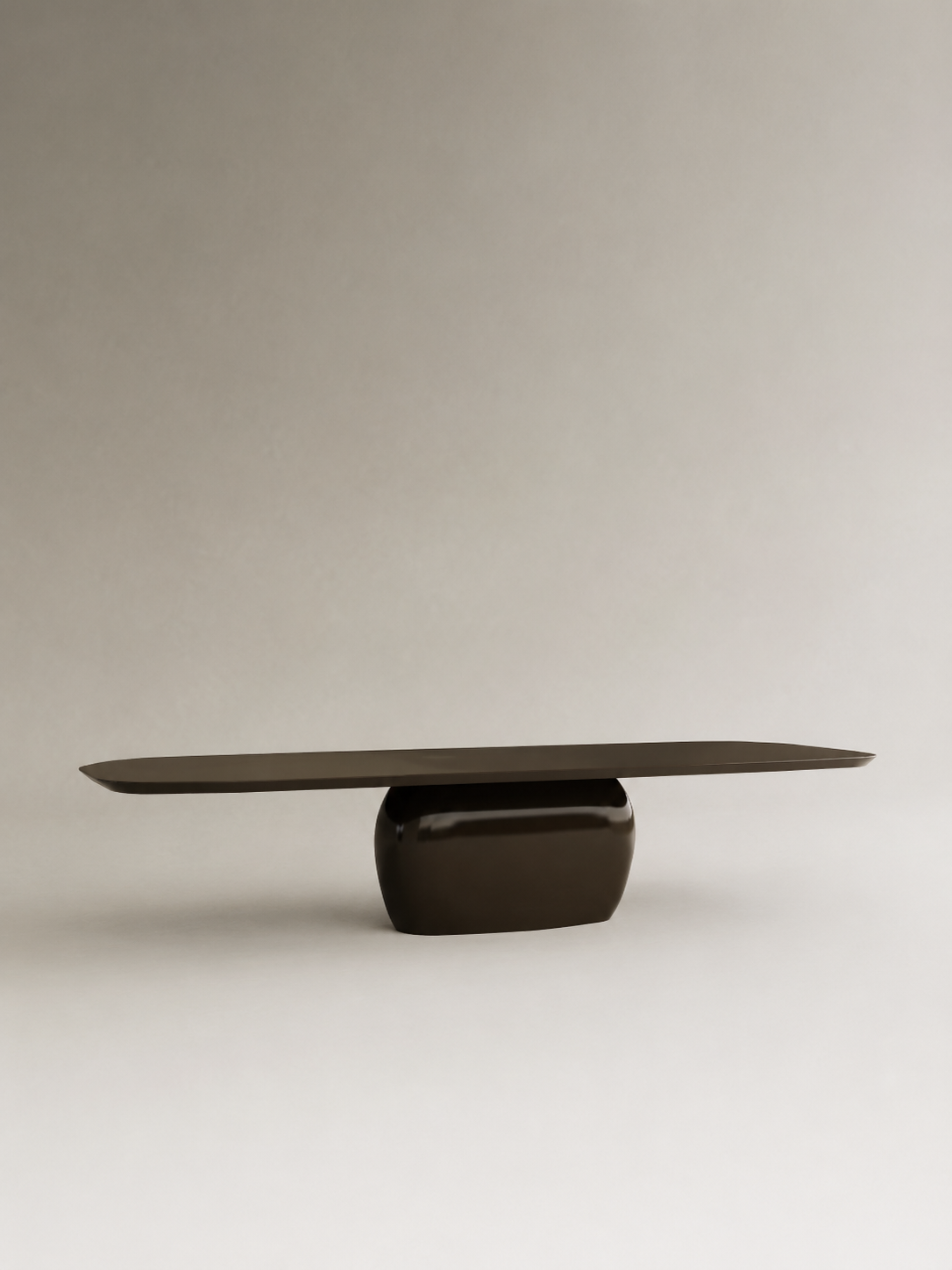 Nacre Noire — table à manger KONTRAST, vue entière
