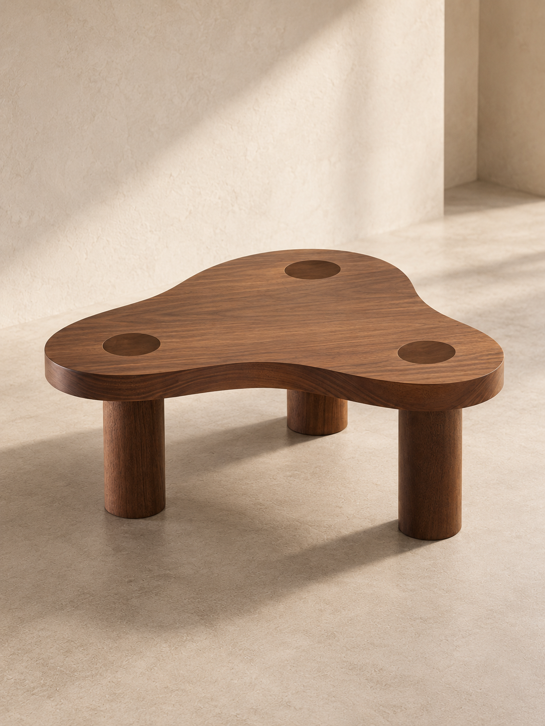 Nébule — table basse KONTRAST, vue du plateau