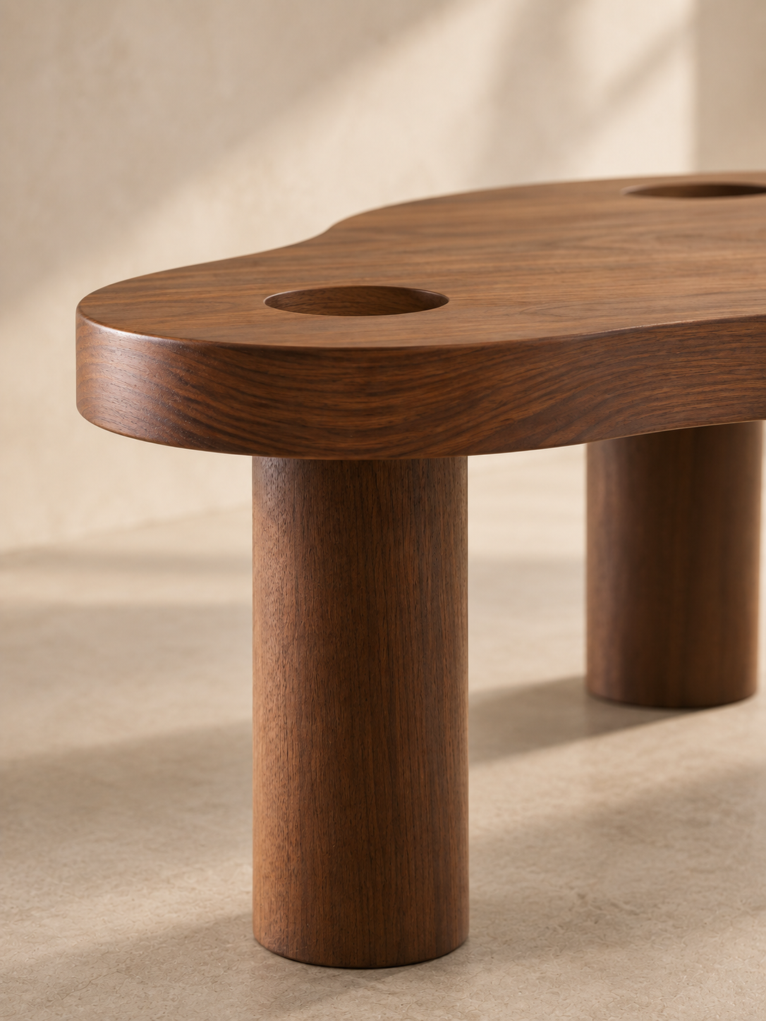 Nébule — table basse KONTRAST, détail de finition