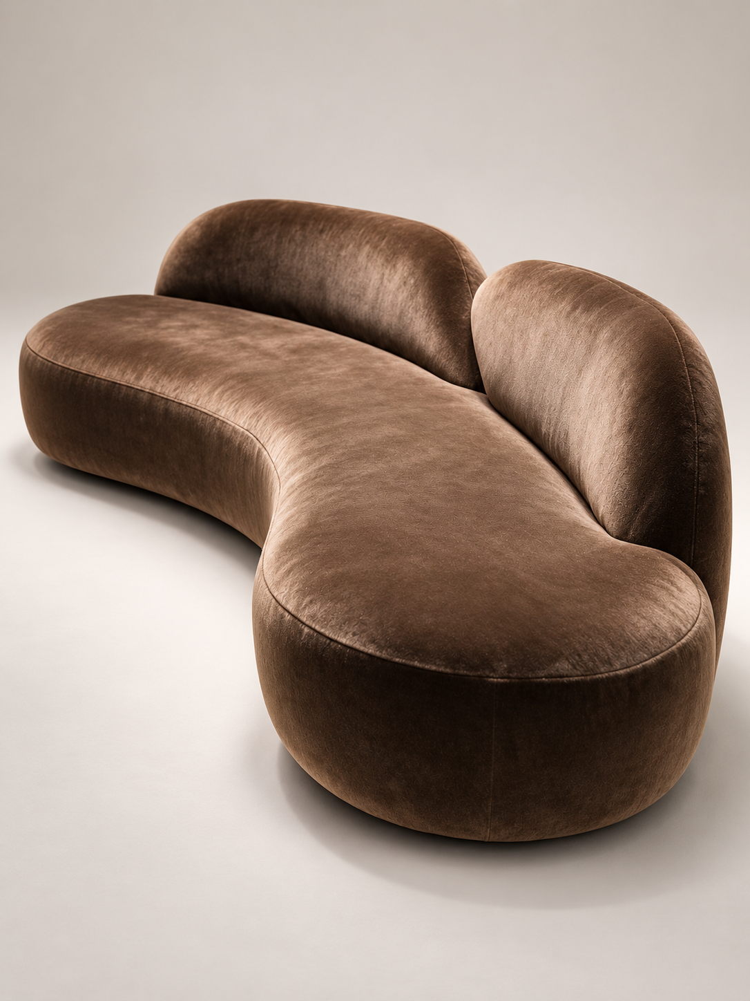 Ondine — velours chocolat — vue studio — KONTRAST