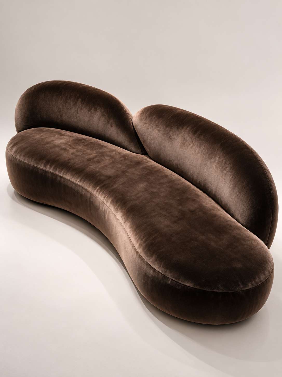 Ondine — velours chocolat — vue studio — KONTRAST