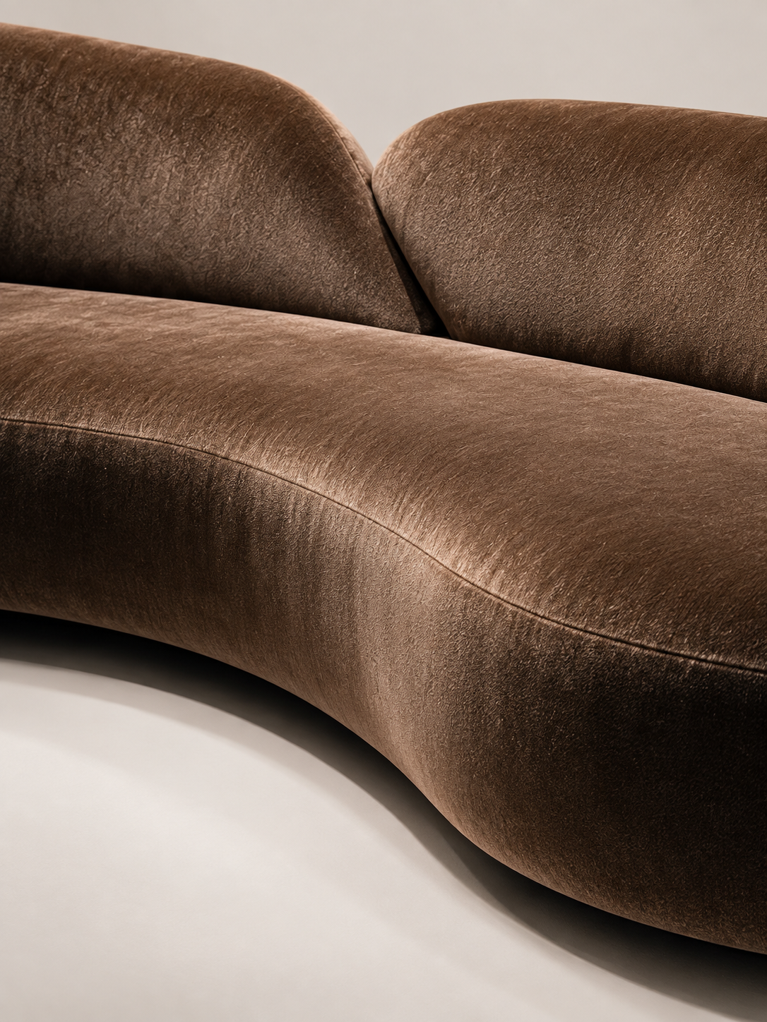 Ondine — velours chocolat — vue studio — KONTRAST