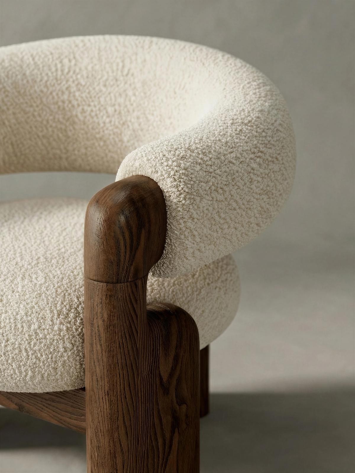 Palis — fauteuil club KONTRAST, vue 1