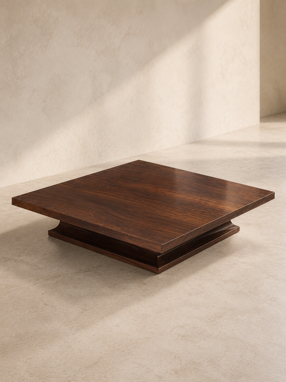 Plinthe — table basse KONTRAST, vue du plateau