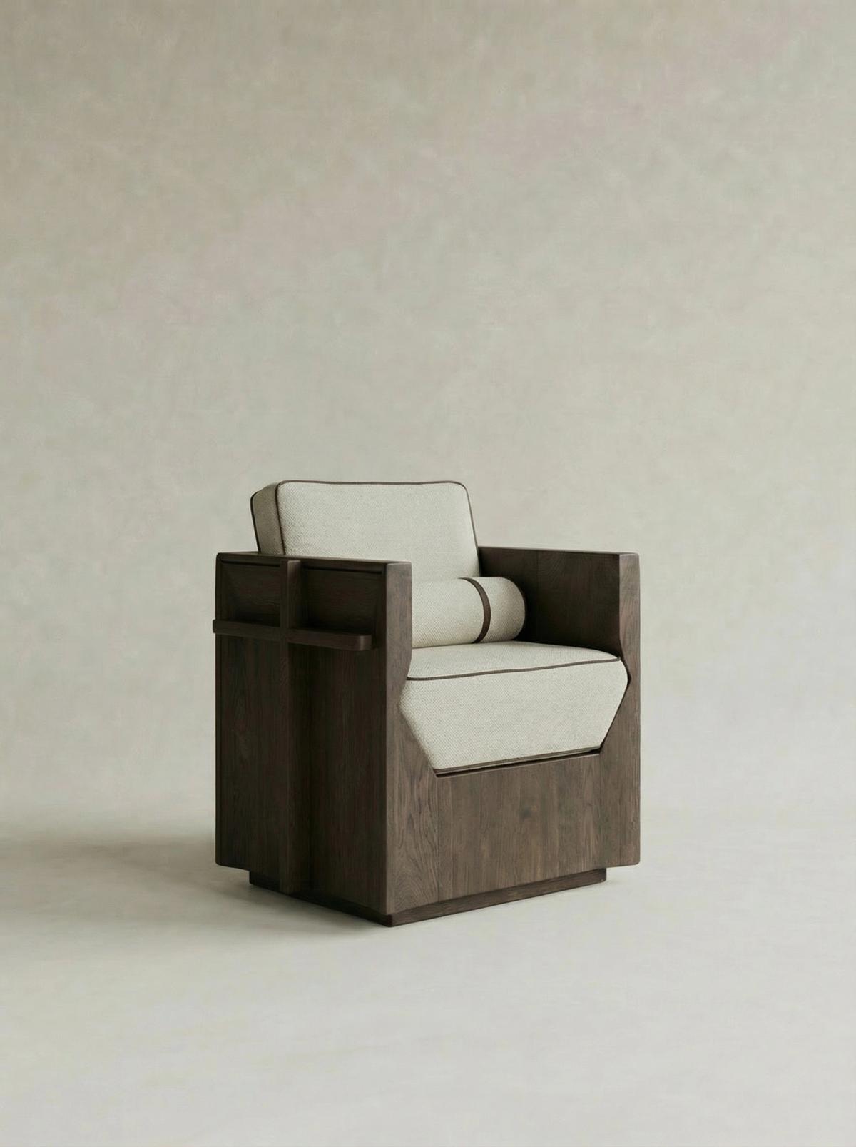 Rainure — fauteuil club KONTRAST, vue 1