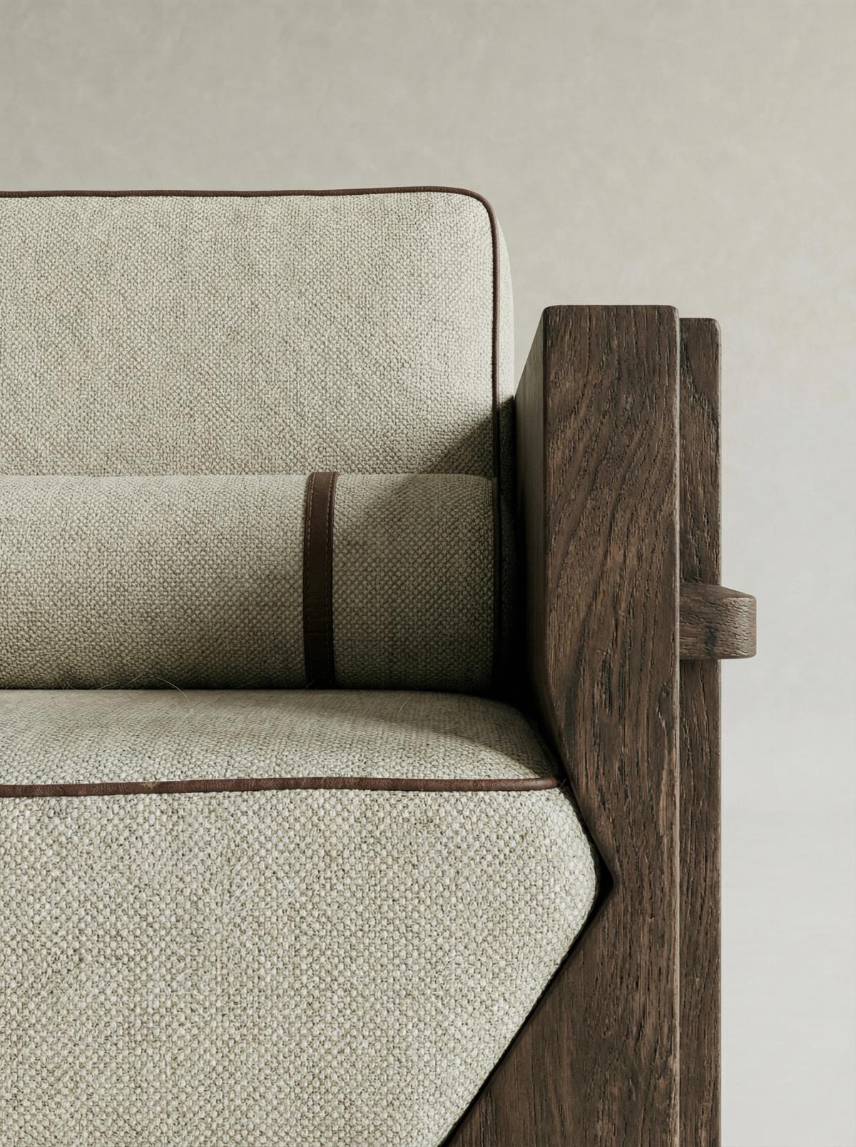 Rainure — fauteuil club KONTRAST, vue 1