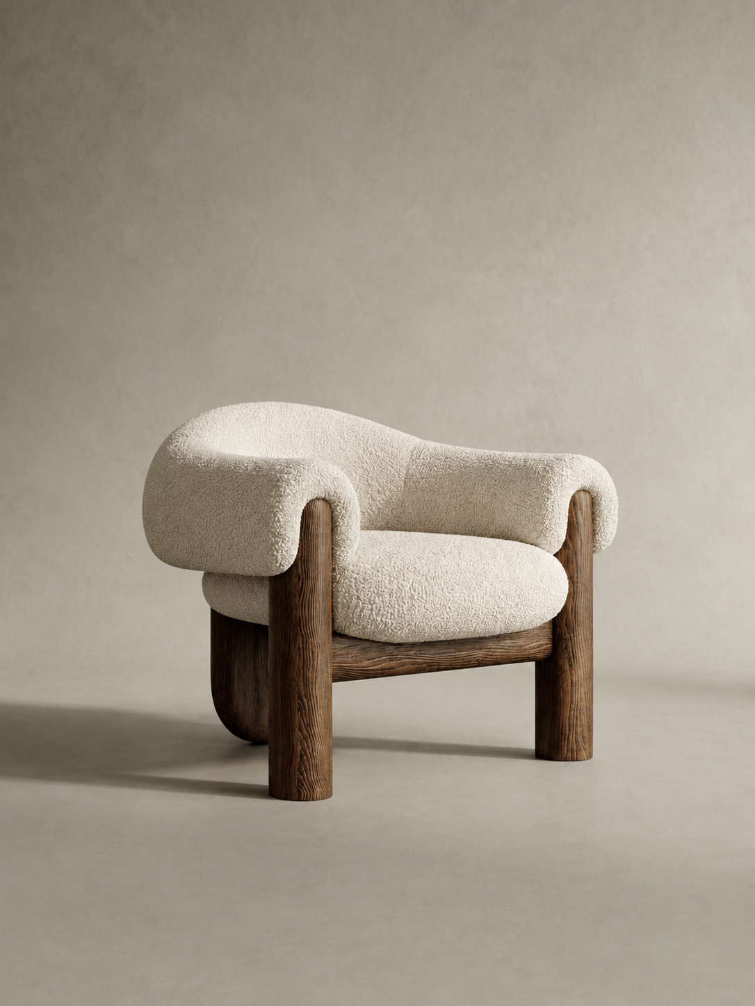 Ronde — fauteuil club KONTRAST, vue 1