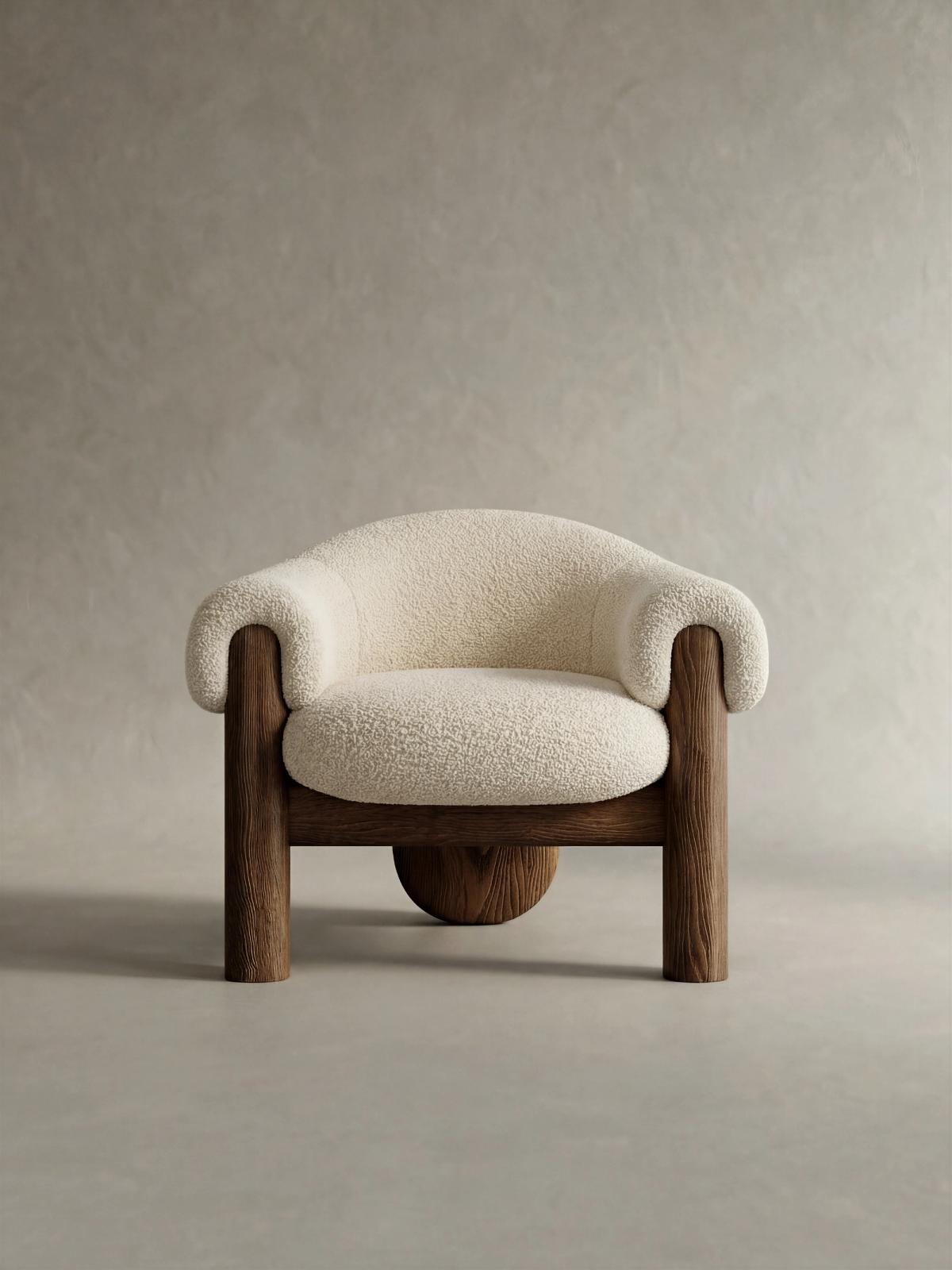 Ronde — fauteuil club KONTRAST, vue 1