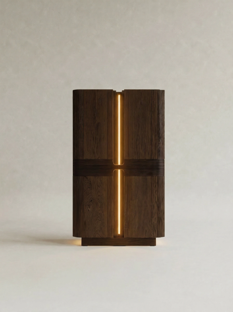 Sépia — meuble de rangement en bois, vue principale