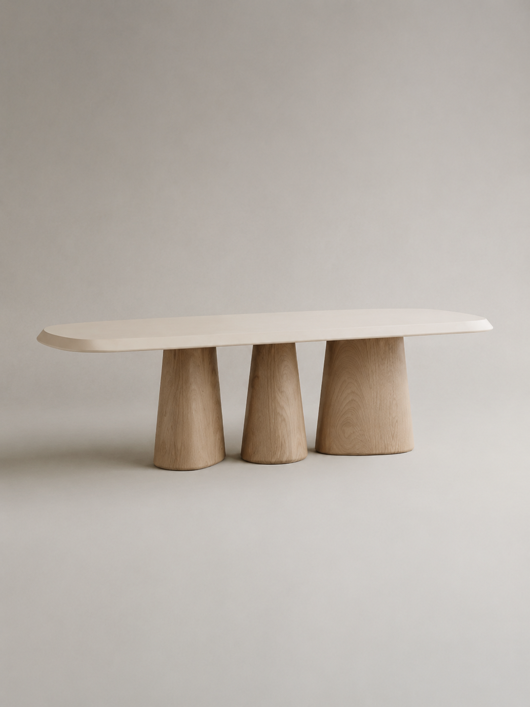 Trèfle — table à manger KONTRAST, vue entière