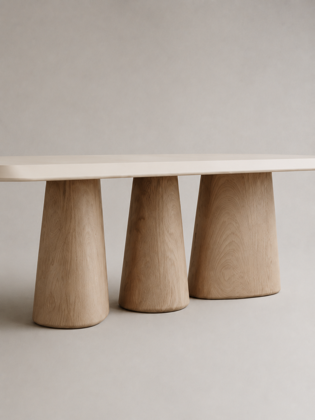 Trèfle — table à manger KONTRAST, vue entière