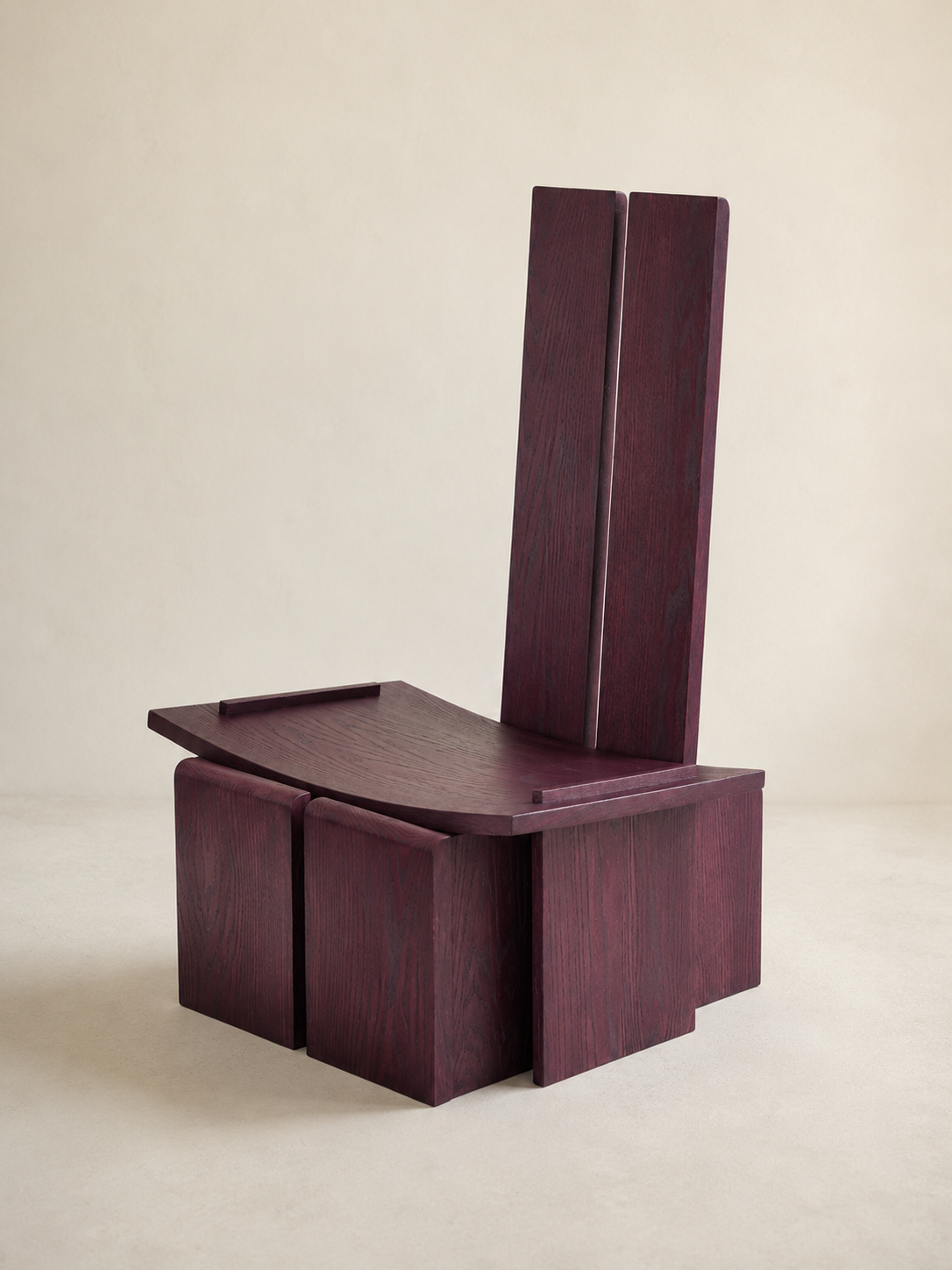 Oraison – Rosa Morada mat, vue trois-quarts